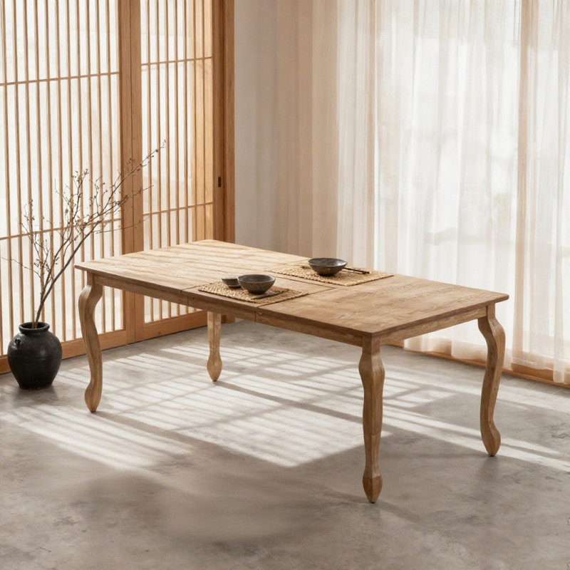 Extending Dining Table, Natural