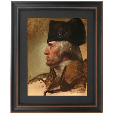 George Washington, Study For Washington Crossing The Delaware By Emanuel Leutze