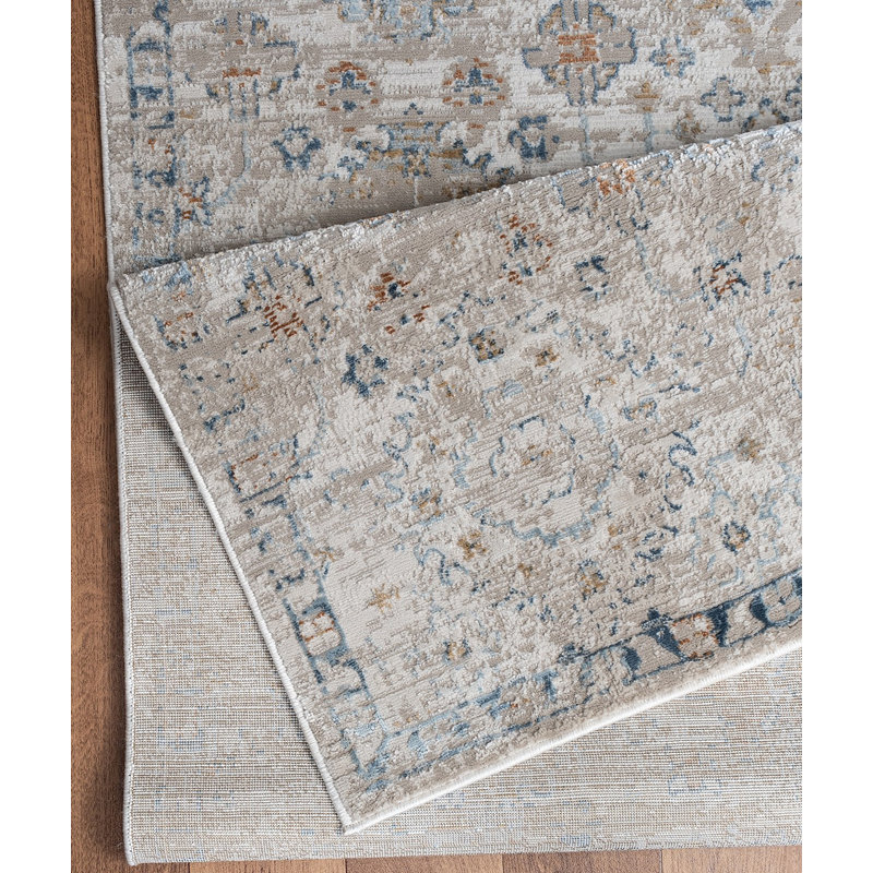 Tapis ivoire Noble, Rectangle 5 pi 3 po x 7 pi 3 po