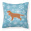 Coussin intérieur/extérieur en flocons d’hiver-32011156