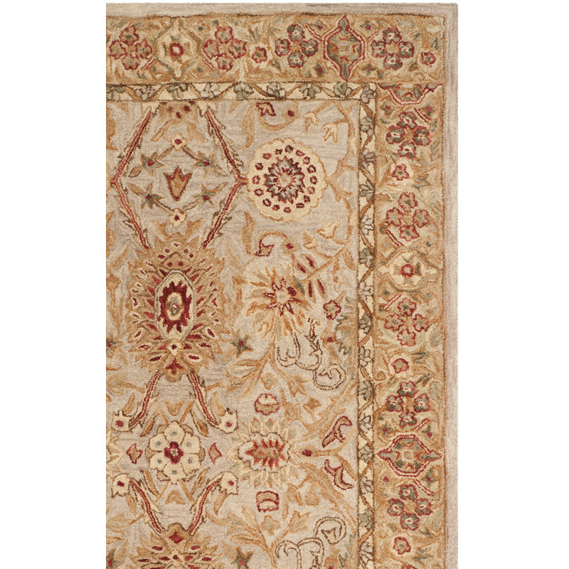 Tingley Hand Tufted Wool Oriental Rug, Rectangle 2' x 3'