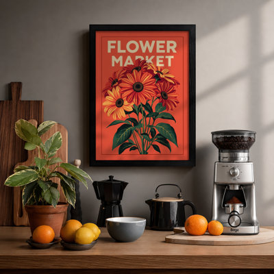 Flower Market Typography - Print