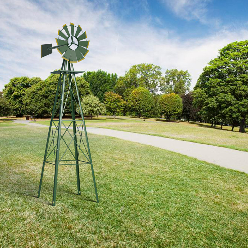Metal Garden Statue, Green