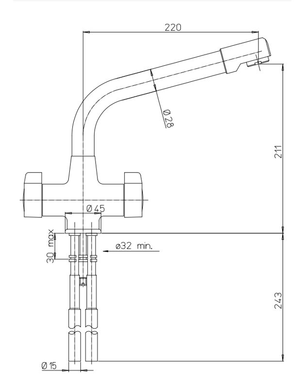 Piralla Kitchen Faucet