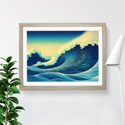 A Sublime Japanese Wave - Framed Print