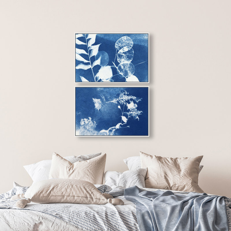 Faded Poetry Set Set by Oliver Gal, 31"H x 21"W, White Floater Frame