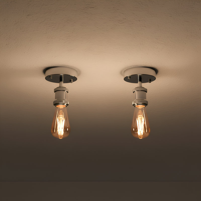 Semi Flush Mount, Chrome