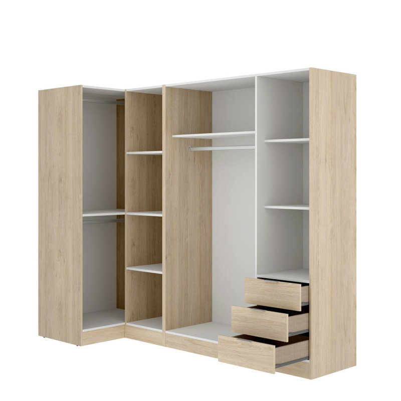 5 Door Manifactured Wood Wardrobe
