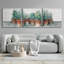 «Pots Of Herbs II Cottage V2» par Carol Rowan, ensemble d'art mural en verre acrylique, 3 pièces-106422414