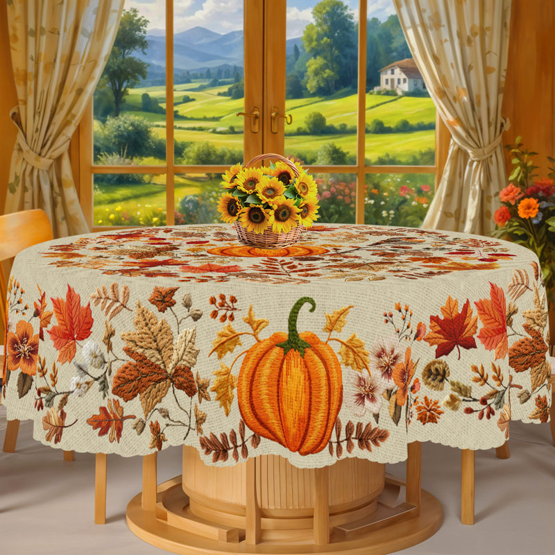 Nappe automne-hiver 152x152cm, 59,84 po rond