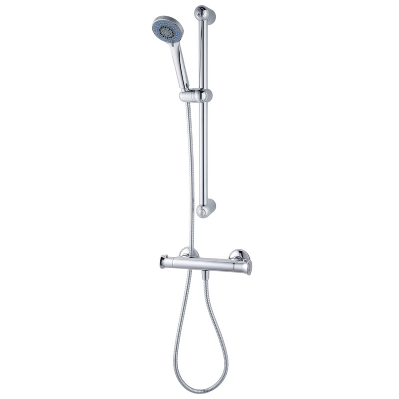  Thermostatic Shower with Slider Rail