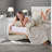 Luxurious Velvet Bedding Sets, Full/queen, Elegant Champagne