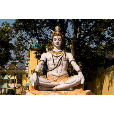 Shiva Statue - Wrapped Canvas Print