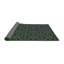 Vert géométrique/Tapis décoratif blanc-554373128