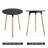 Modern Round, Thickness MDF Top Dining, Mid-Century Table for Living Room.-83613631