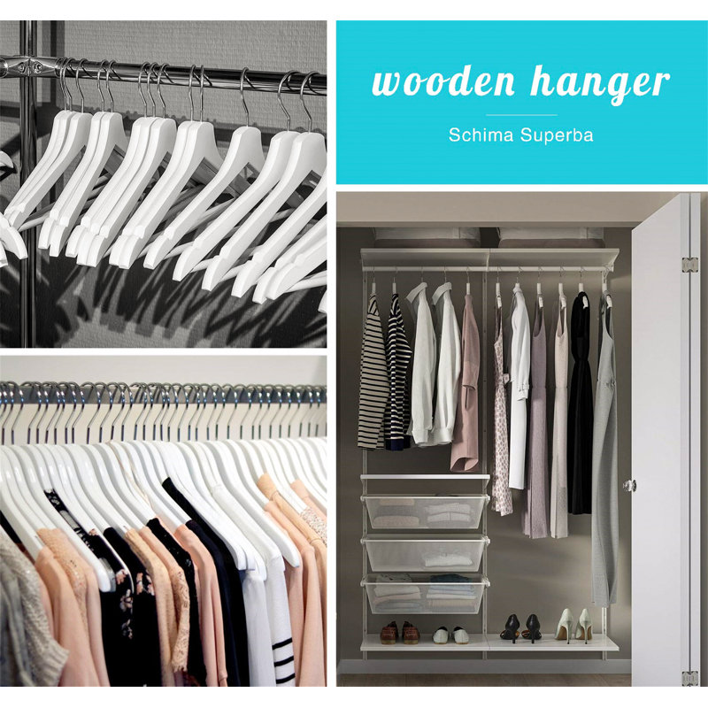 Giancola Wood Standard Hanger, White