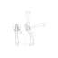 Deltana DHK5U19 5" Kickdown Holder in Paint Black-1028469835
