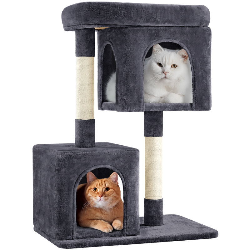 Mcquiston 33.5'' H Cat Tree, Dark Gray