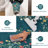 Washable 8x10 Rug, Non-Slip Soft Blue Botanical Area Rugs for Living Room, Non-Shedding Large Bedroom Rug, Ultra-Thin Stain Resistant Floor Carpet for Dining Table-341904951