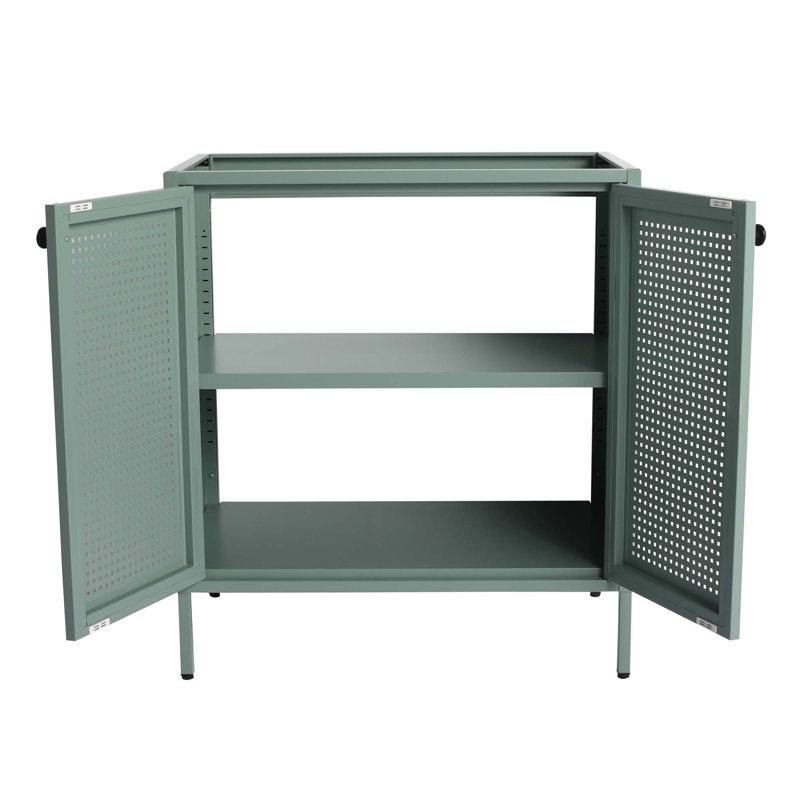 Meuble-lavabo autoportant de 30 po sans lavabo supérieur, Vert menthe