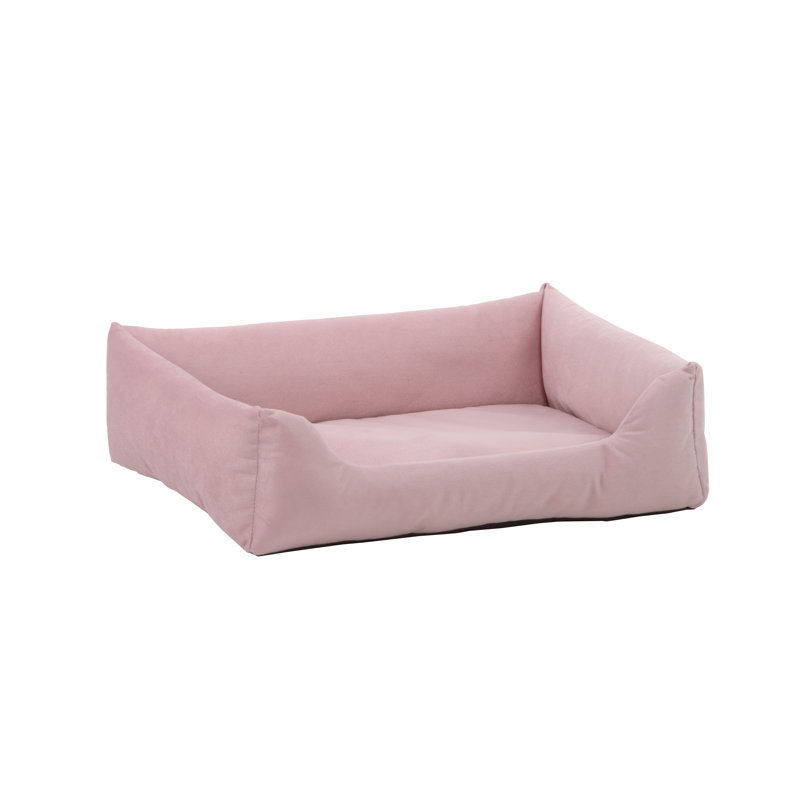 Madalynn Polyester Pet Bed, 16cm H x 45cm W x 35cm D, Pink
