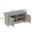 Limestone Entryway Shoe Bench And 3Ft Storage Cabinet Set   -128836396