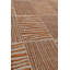 Tapis tissé de qualité supérieure, couleur orange, 5,2 x 7,5 pieds | 100% jute et chenille, hauteur de poils de 0,3 po | Semelle antidérapante en jute de coton, 400 000 fils | Facile à nettoyer, compatible avec l'aspirateur, parfait pour le salon et la chambre à coucher-256772866