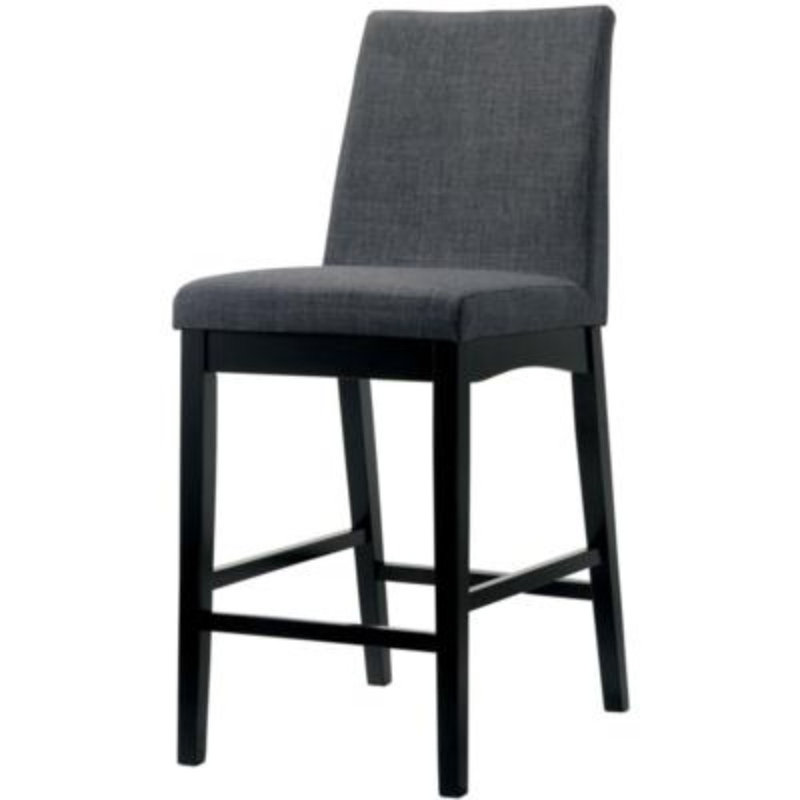 Upholstered Linen Blend Counter Stool