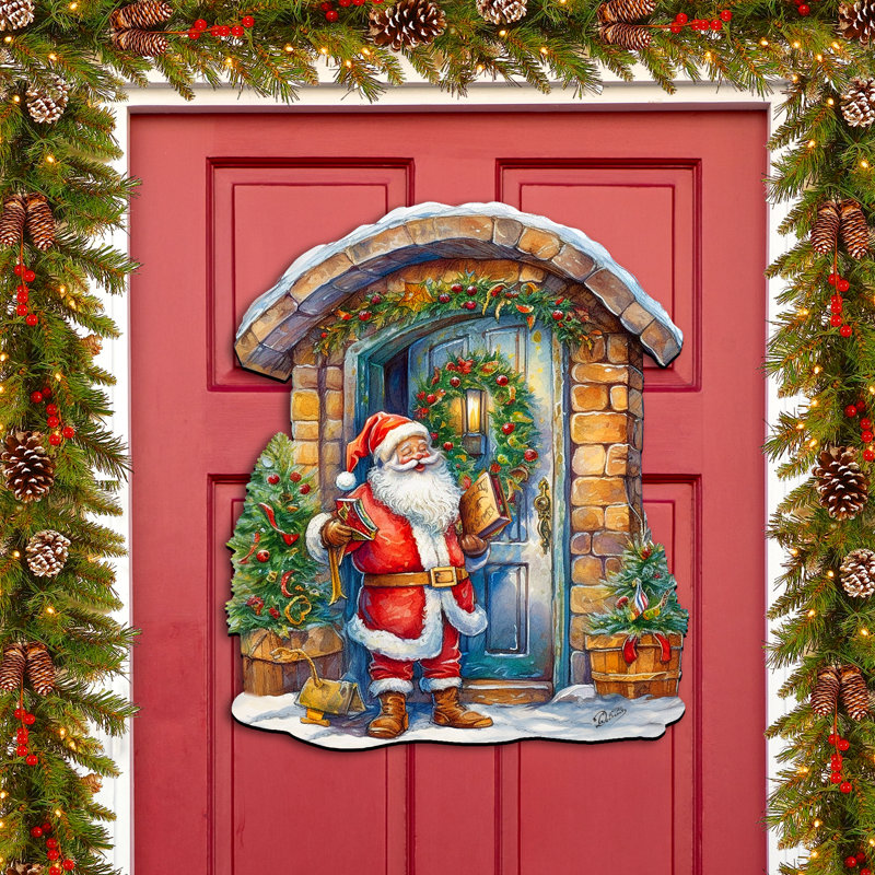 Décoration murale en bois Crestview Joyful Moments at the Christmas