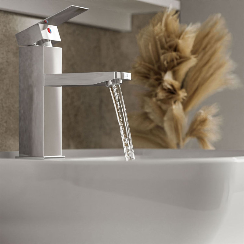 80 mm Wall Mounted Combined Vanity Unit with Vessel Ceramic Basin, White/ White matt