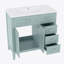 Ensemble de meuble-lavabo 36 po avec lavabo, armoire de salle de bain avec tiroirs, structure solide et panneau de fibres à densité moyenne-1306535819