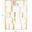Wooden Geometric Shape Abstrac - Floater Frame Print on Canvas