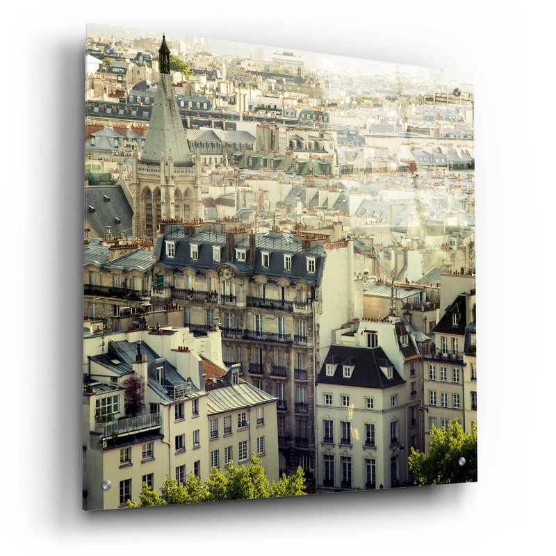 " Paris Calling " by Irene Suchocki, 24" H x 24" W x 0.2" D