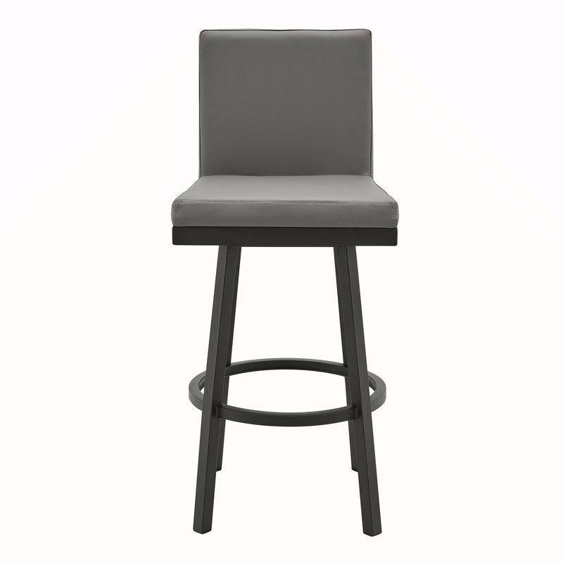 Tabouret de bar pivotant 30 po Rochester, Noir, noir, noir, noir