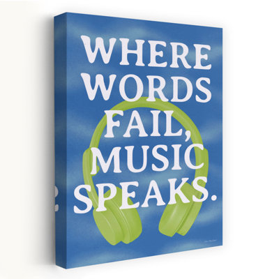 Music Speaks - Illustration de musique contemporaine