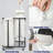 Laundry Hamper with Wheels 170L Rolling Laundry Basket Organizer Laundry Cart with Steel Frame, (Beige)-129158699