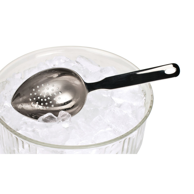 10.25" Stainless Steel Ice Scoop with Drain Holes