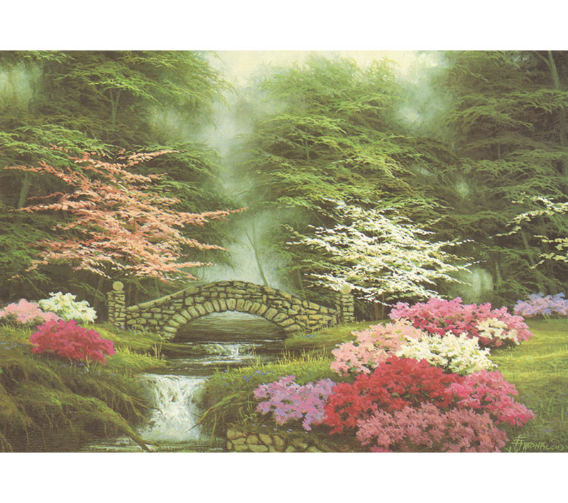 Whispering Brook, 17" H x 24" W