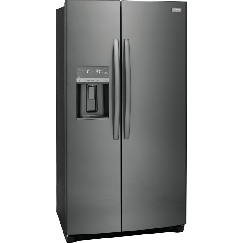 Frigidaire Gallery 36" Side by Side 25.6 cu. ft. Refrigerator, Black Stainless Steel