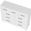 Modern 6- Drawer Dresser for Bedroom, Modern Storage Chest, Space-Saving Storage Cabinet for Closet, Hallway, Entryway, Small Spaces-860590992-860591004
