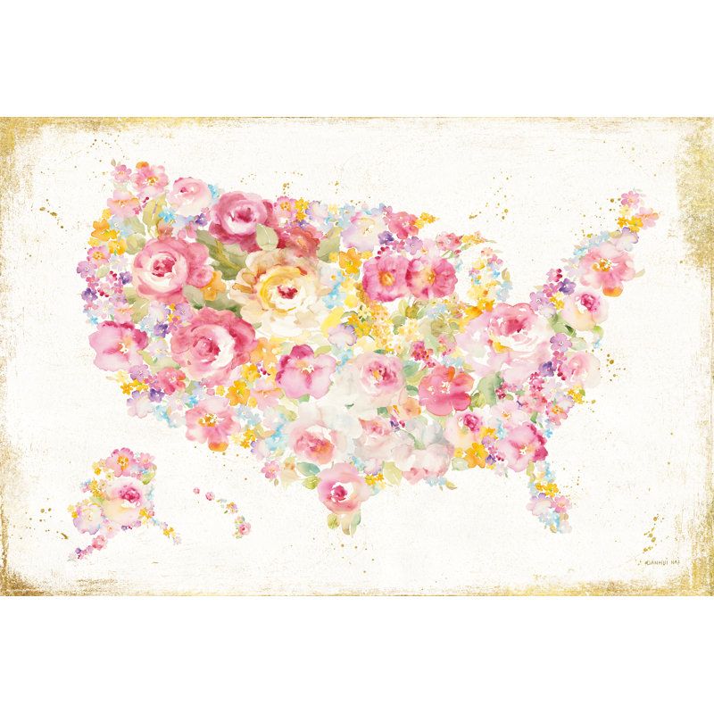 Midsummer USA by Danhui Nai - Wrapped Canvas Painting, 30cm H x 46cm W