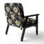 Chaise d'appoint florale Cobalt-6885853
