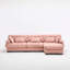 Canapé modulaire modulaire, canapé Cloud, canapé en L avec repose-pieds mobile, sièges profonds modernes pour le salon, canapé 3 places surdimensionné, canapés confortables en flanelle pour chambre à coucher, 5 coussins-1037213404