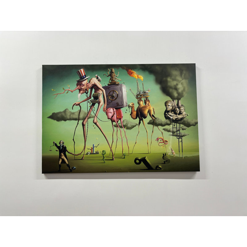 Print on Canvas, Framed Wrapped Canvas, 40cm H x 60cm W, Does Not Apply