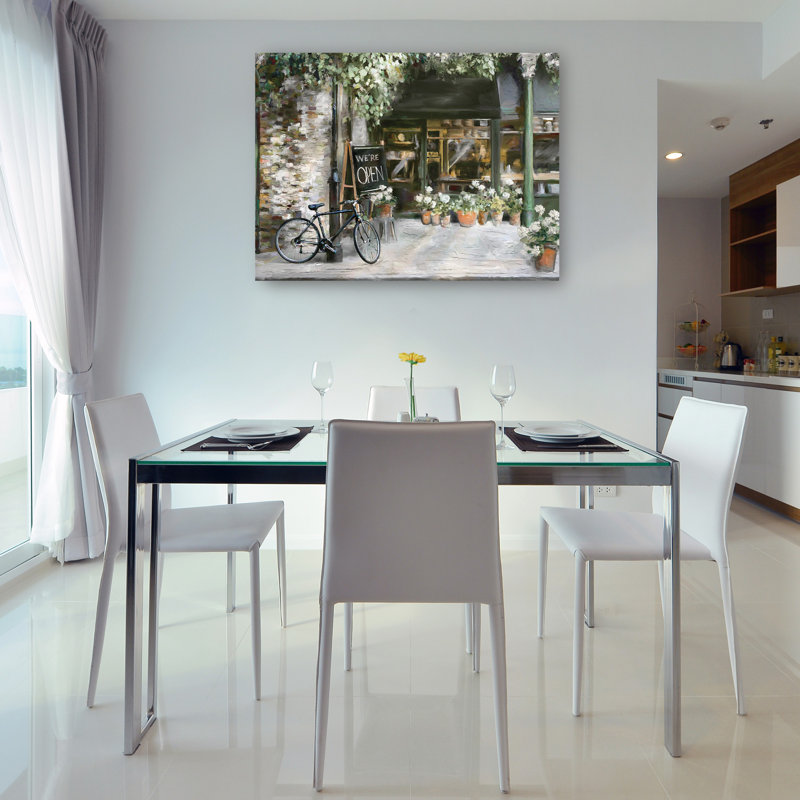«Village Spot» par Studio Arts, reproduction d'art sur toile, H 27 po x l 36 po x P 1,5 po, Toile tendue