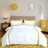 Layered Leaf Applique Cotton Duvet Cover Set-120349069-120349071