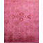 Overdyed Hand-Knotted Wool Modern-Contemporary Pink Area Rug 3' 1" x 5' 1"