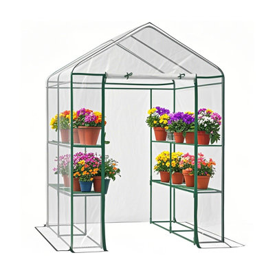 Clear PE Cover Garden Plant Grow House