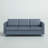 Desantiago Faux Leather 72.5'' Reception Sofa-1067443599