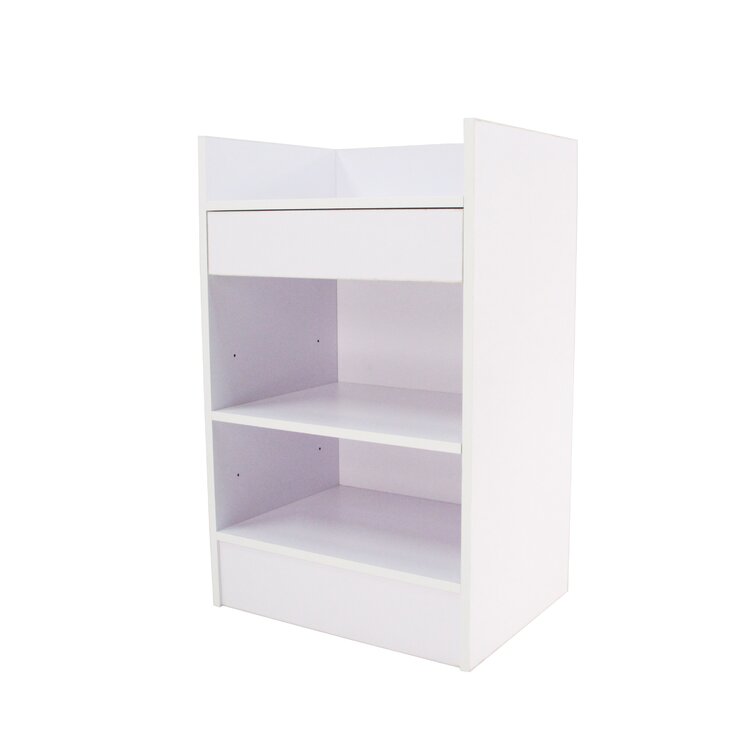 Cash Wrap Cash Register Stand W/ Adjustable Storage Shelf